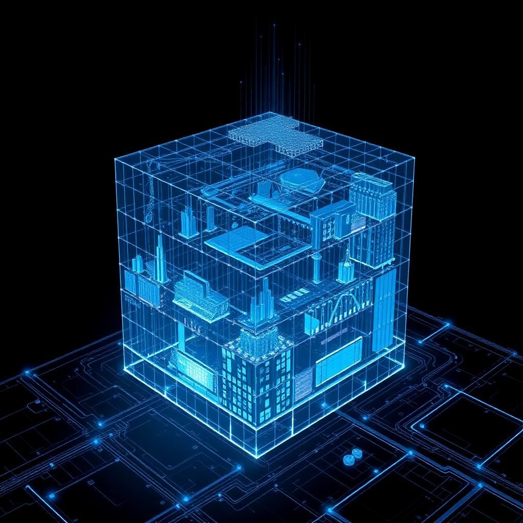3D digital twin visualisation of a building overlaid with live operational data